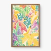 Quadro Decorativo Jardim Exótico – Arte Tropical e Vibrante