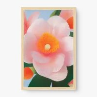 Quadro Decorativo Flor Contemporânea – Arte Floral Moderna