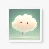 Quadro Decorativo Infantil Nuvenzinha – Doçura e Encanto