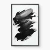 Quadro Decorativo Brush Minimalista 2 – Expressão e Movimento