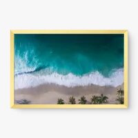 Quadro Decorativo Areia e Palmeiras – Arte Tropical