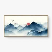Quadro Decorativo Oriental Montanhas do Norte – Arte Zen
