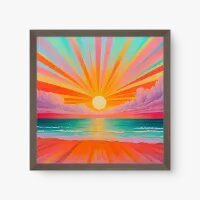 Quadro Decorativo O Sol das Cores – Arte Vibrante e Inspiradora
