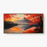 Quadro Decorativo Reflexos do Monte – Arte Natural e Inspiradora