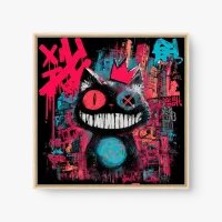 Quadro Decorativo Maluco das Ruas – Arte Urbana Rebelde