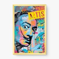 Quadro Decorativo Dalí Street Art – Surrealismo Urbano