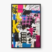 Quadro Decorativo Ruído Urbano – Arte Street Vibrante