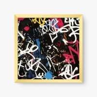 Quadro Decorativo Street Art Assinaturas – Arte Urbana Livre