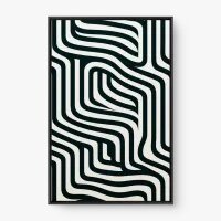 Quadro Decorativo Abstrato Padronagem Zebra – moderno, minimalista e elegante