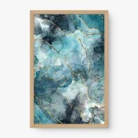 Quadro Decorativo Abstrato Marmorizado com Ouro - Loja de quadros Abstratos Quadro Decorativo Abstrato Marmorizado com Ouro - Loja de quadros Abstratos