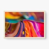 Quadro Decorativo Abstrato Vulcão de Cores – Arte Abstrata Colorida