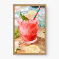 Quadro Decorativo Drink Refrescante - Quadros de bebidas
