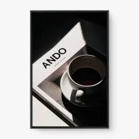 Quadro Decorativo Momento do Café - Quadros de bebidas Quadro Decorativo Momento do Café - Quadros de bebidas