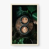 Quadro Decorativo Latte Art - Quadros de bebidas Quadro Decorativo Latte Art - Quadros de bebidas