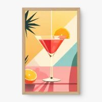 Quadro Decorativo Cosmopolitan - Quadros de bebidas
