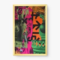 Quadro Decorativo Colagem Abstrata I – quadro colagem artística