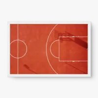 Quadro Decorativo Quadra de Basquete I – Arte Esportiva e Design