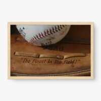 Quadro Decorativo Catcher – Arte de Beisebol com Estilo