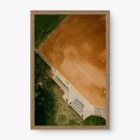 Quadro Decorativo Campo de Beisebol – Arte Esportiva de Paixão Quadro Decorativo Campo de Beisebol – Arte Esportiva de Paixão