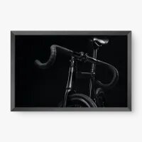 Quadro Decorativo Bike P&B – Arte de Ciclismo Minimalista