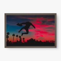 Quadro Decorativo Manobra Tropical – Arte Esportiva de Praia