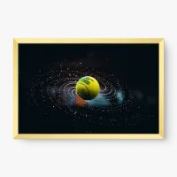 Quadro Decorativo Bola em Movimento – Arte Esportiva Dinâmica Quadro Decorativo Bola em Movimento – Arte Esportiva Dinâmica