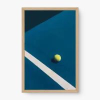 Quadro Decorativo Bola de Tênis – Arte Esportiva Elegante Quadro Decorativo Bola de Tênis – Arte Esportiva Elegante