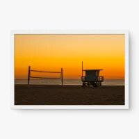 Quadro Decorativo Entardecer na Praia - Quadros de esportes Quadro Decorativo Entardecer na Praia - Quadros de esportes