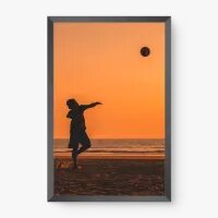 Quadro Decorativo Futevôlei – Arte Esportiva de Praia