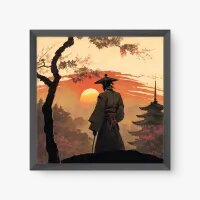 Quadro Decorativo Mestre Japonês – Arte Oriental Japonesa