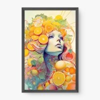 Quadro Decorativo Deusa Citrica - Quadros figurativos Quadro Decorativo Deusa Citrica - Quadros figurativos