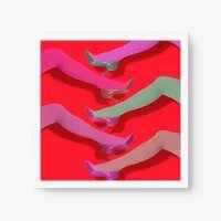 Quadro Decorativo Pernas Coloridas – Arte Vibrante e Moderna