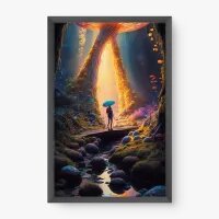 Quadro Decorativo Floresta Alien - Quadros figurativos