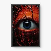 Quadro Decorativo Olhar Intrigante – Arte Impactante e Moderna