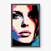 Quadro Decorativo Mulher Pop Art – Arte Pop Moderna