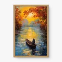 Quadro Decorativo Pintura de Paisagem – Arte Impressionista