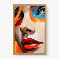 Quadro Decorativo Mulher Pop Art II – Arte Moderna Vibrante