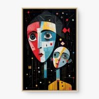 Quadro Decorativo Teatralidade – Arte Moderna Abstrata