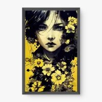 Quadro Decorativo Garota Inocente – Arte Expressiva e Delicada