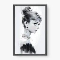 Quadro Decorativo Bonequinha de Luxo – Elegância e Sofisticação