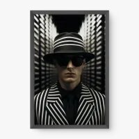 Quadro Decorativo Enigmático – Arte Minimalista e Misteriosa