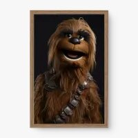 Quadro Decorativo New Chewbacca - Quadros figurativos Quadro Decorativo New Chewbacca - Quadros figurativos