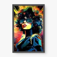Quadro Decorativo Shining Girl – Arte Figurativa Moderna