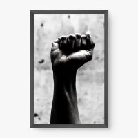 Quadro Decorativo Punho Cerrado – Arte Figurativa Minimalista