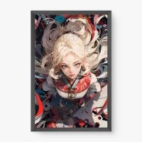 Quadro Decorativo Menina Anime - Quadros figurativos Quadro Decorativo Menina Anime - Quadros figurativos