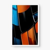 Quadro Decorativo Abstrato Camadas – Arte Abstrata Contemporânea