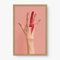 Quadro Decorativo Raio – Arte Minimalista Moderna e Vibrante