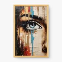 Quadro Decorativo Quadro Alterado – Arte Abstrata com Olhar Realista