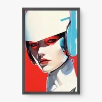 Quadro Decorativo Traje Futurista I – Arte Futurista Figurativa