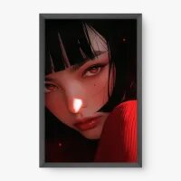 Quadro Decorativo Tons de Vermelho - Quadros figurativos